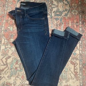 Express Stretch Denim Jeans Legging Mid Rise 4 Regular